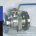 API6d Cast Steel Body 1/4" Flanged Ball Valve